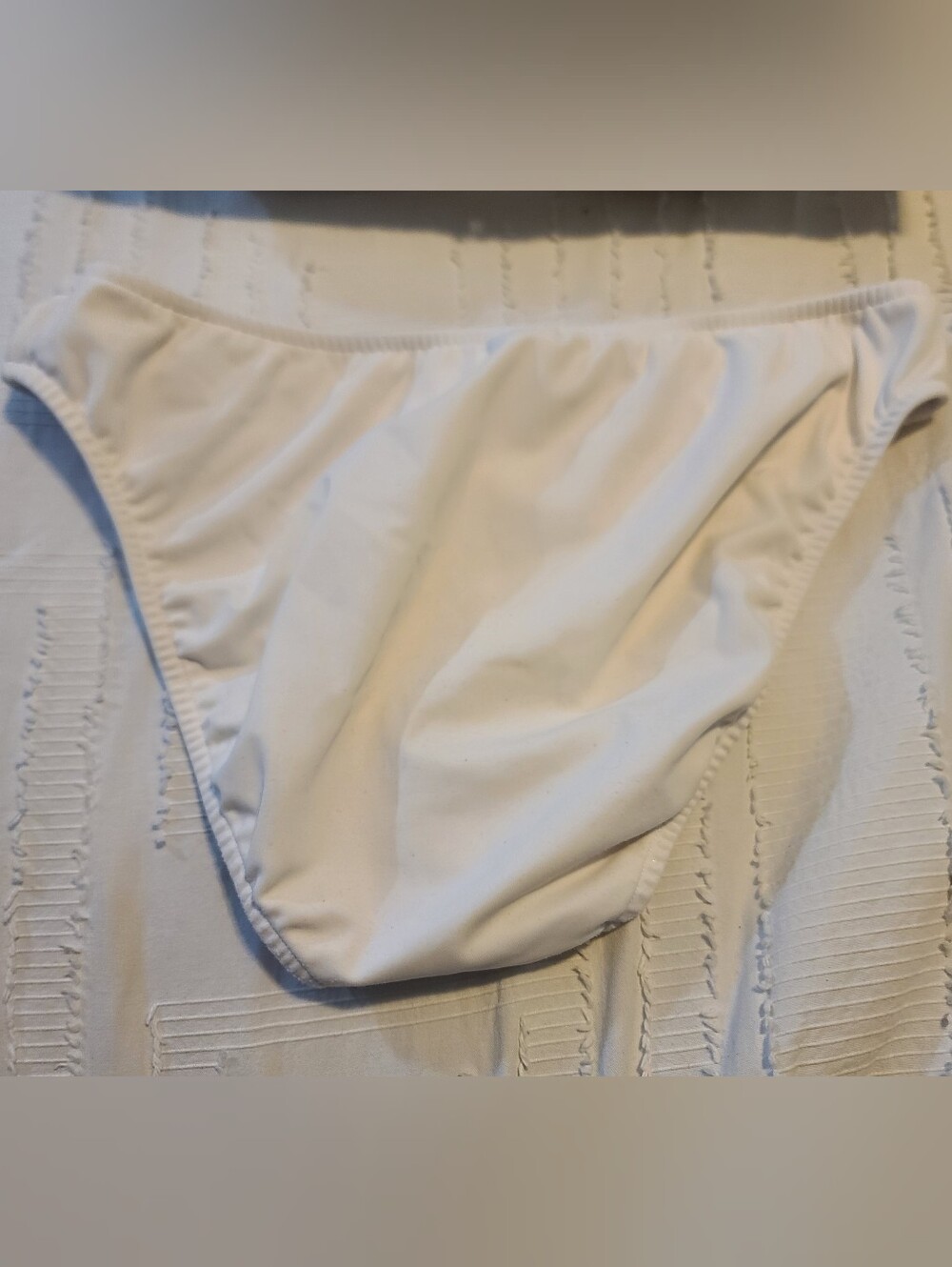 Venus White Solid Halter Bikini 2-Piece Set Lined Padded Cup DD Size L - Picture 5 of 6